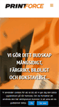 Mobile Screenshot of printforce.se